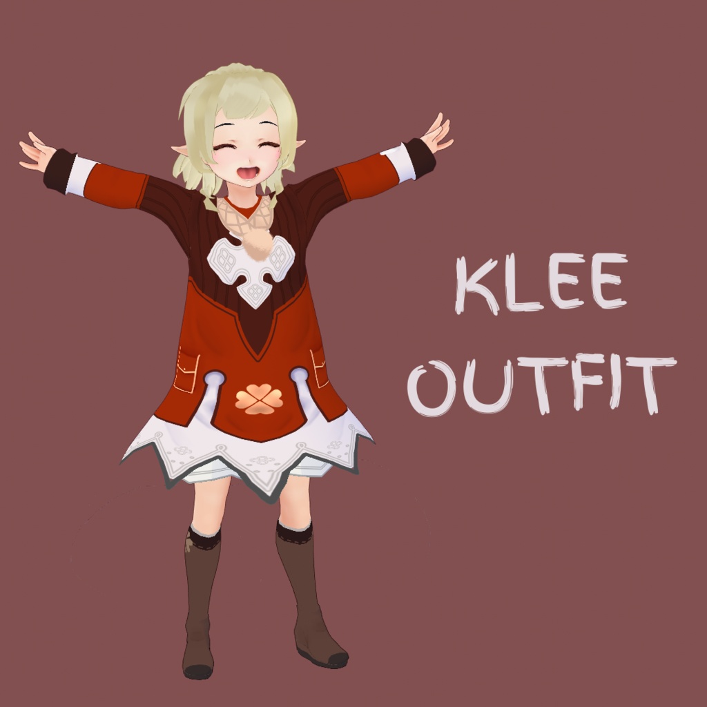 [ VRoid ] Klee Outfit 
