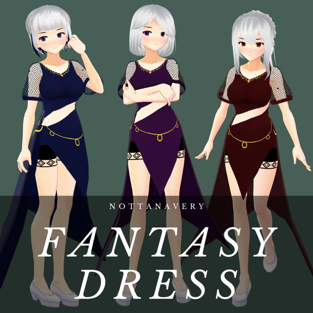 [ VRoid ] Fantasy Dress