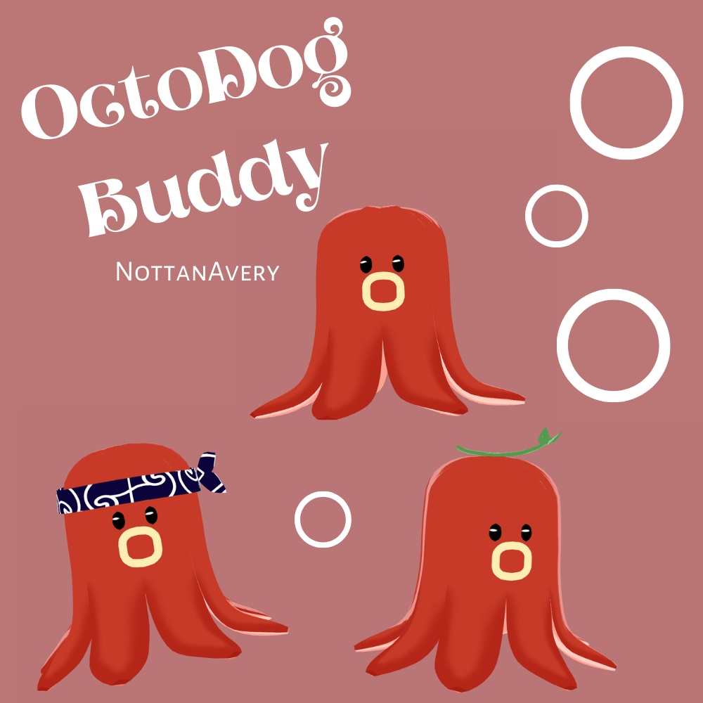 [ VRoid ] Octodog Buddy || FREE Base