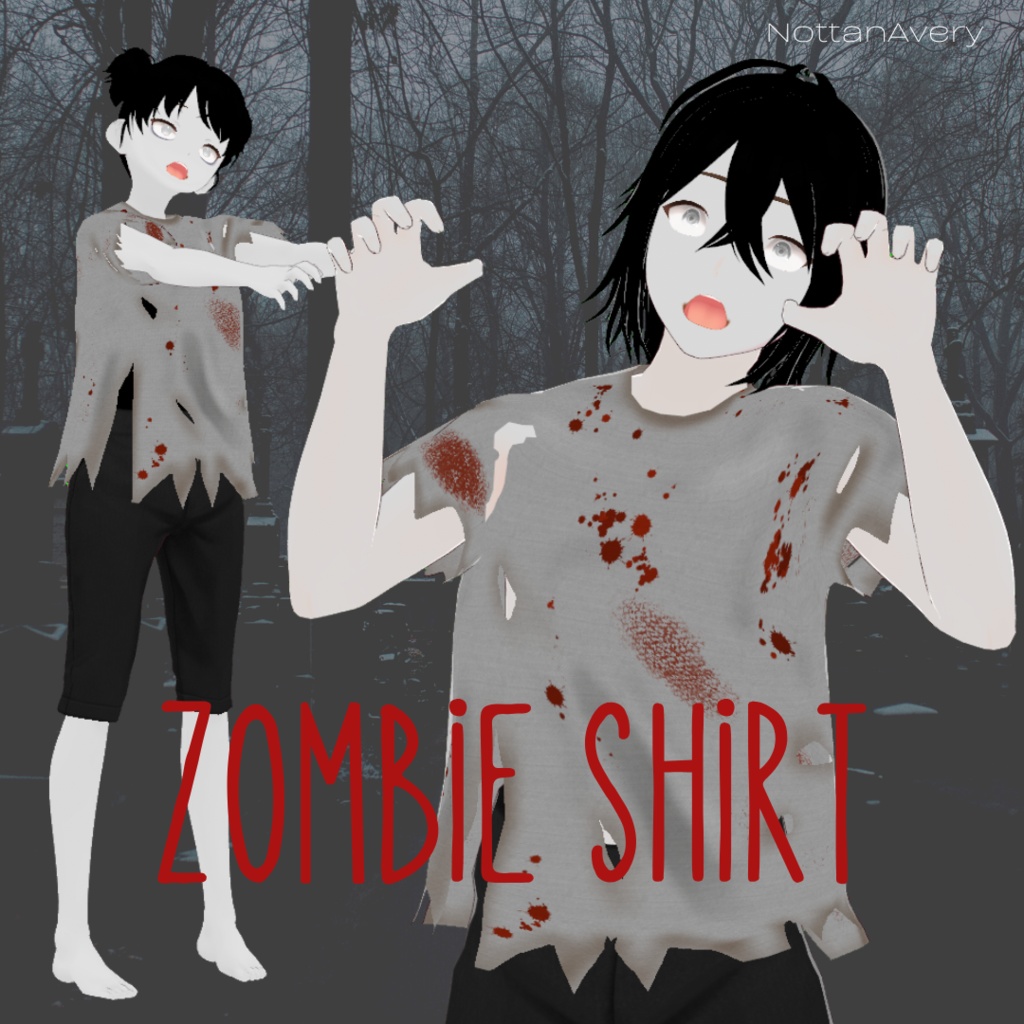 [ VRoid ] Zombie Shirt 
