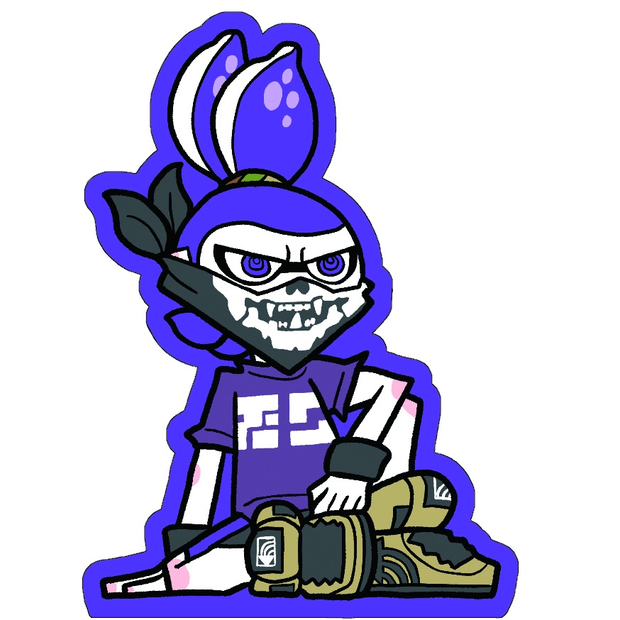 スカル_カラーアクリルスタンド