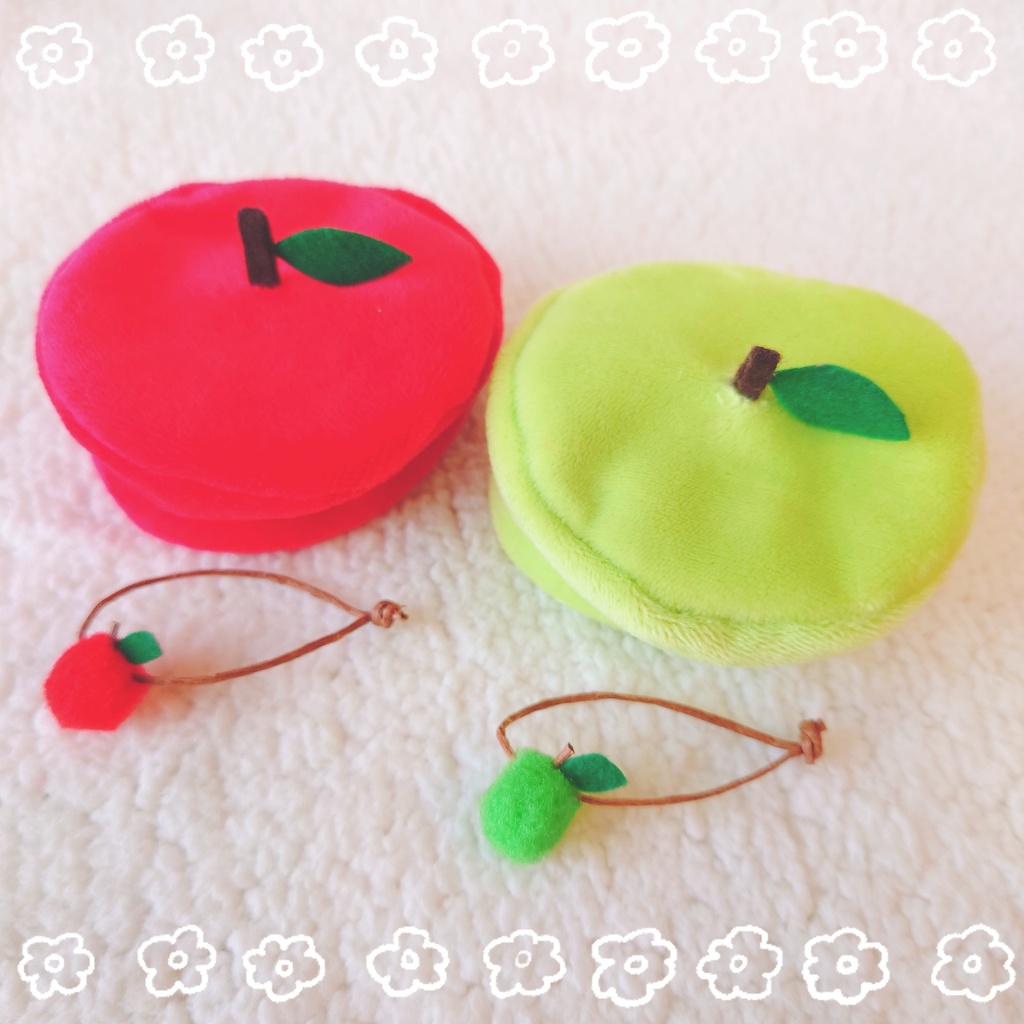 りんごベレー&ポシェットセット【送料込み】