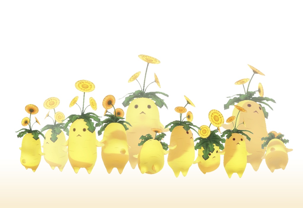 MMDモデル 予言者育成FTA 『タンポラゴラ』