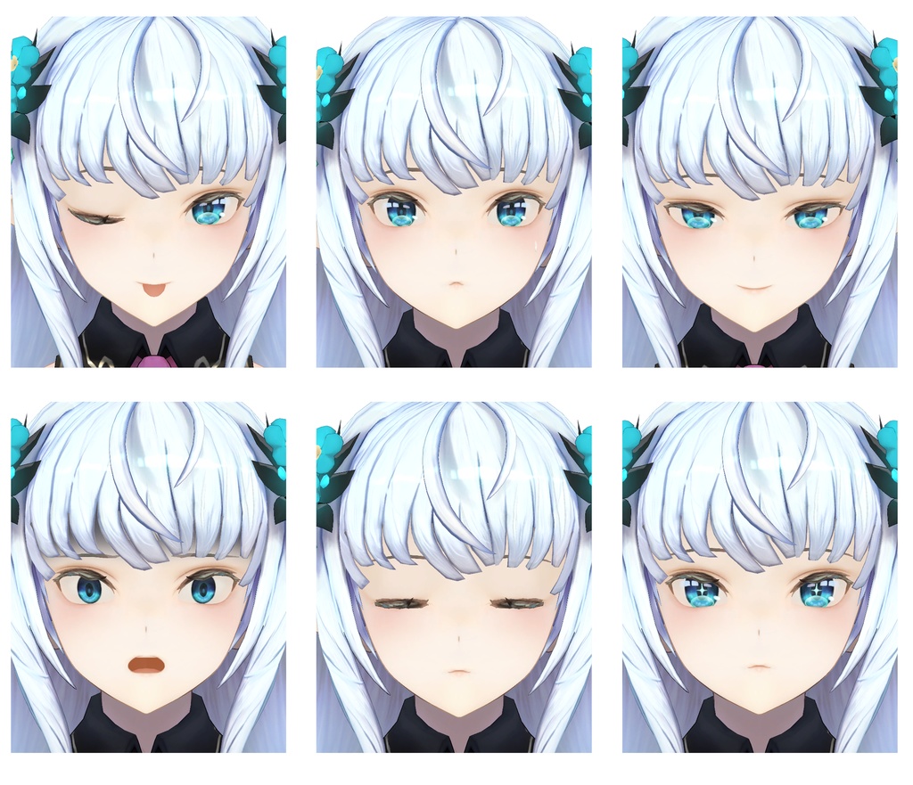 【オリジナル3Dモデル】エルフ少女 Notia