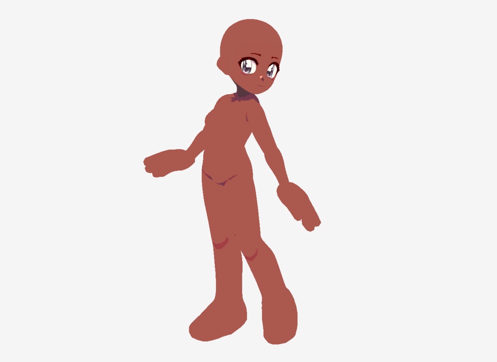 Pixely Low-Poly style VRoid base