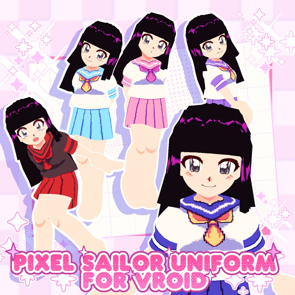 Pixely Style - Sailor Uniform / Serafuku