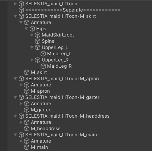 【VRChat】Cloth Separator (Unity Tool)