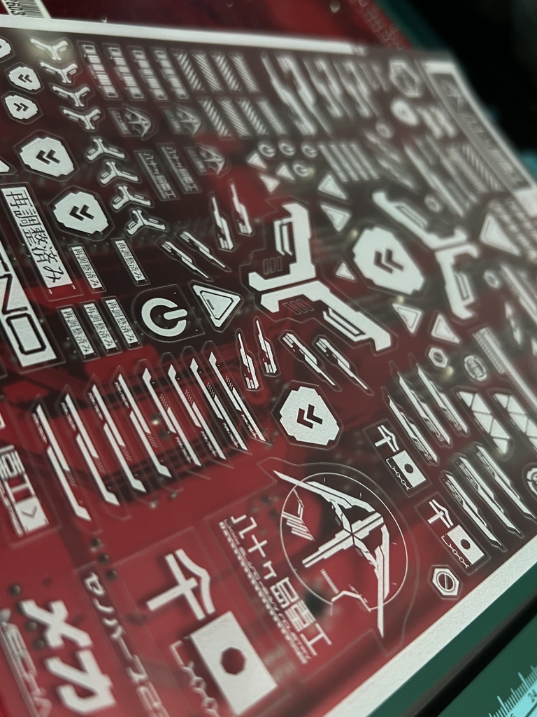 A5サイズ・ステッカーシート140枚入り【下地透明・強粘着・デバイス・コスプレカスタム向け】