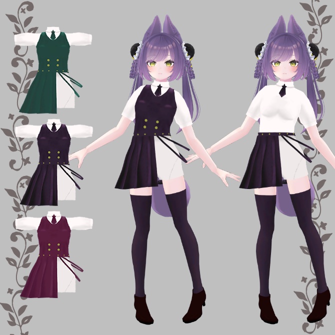 🍸リーファ・ルーナリット対応衣装・バーテンダー風衣装🍸