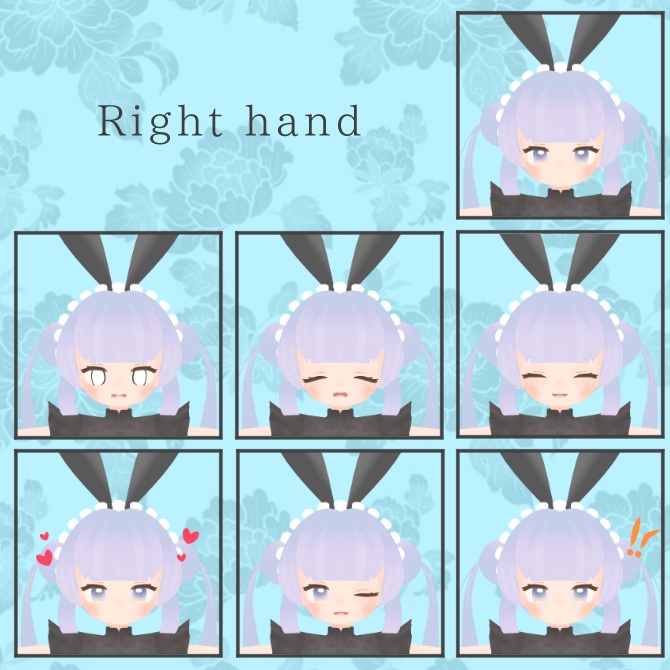 【オリジナル3Dモデル】兎衣-ui-【Quest対応】