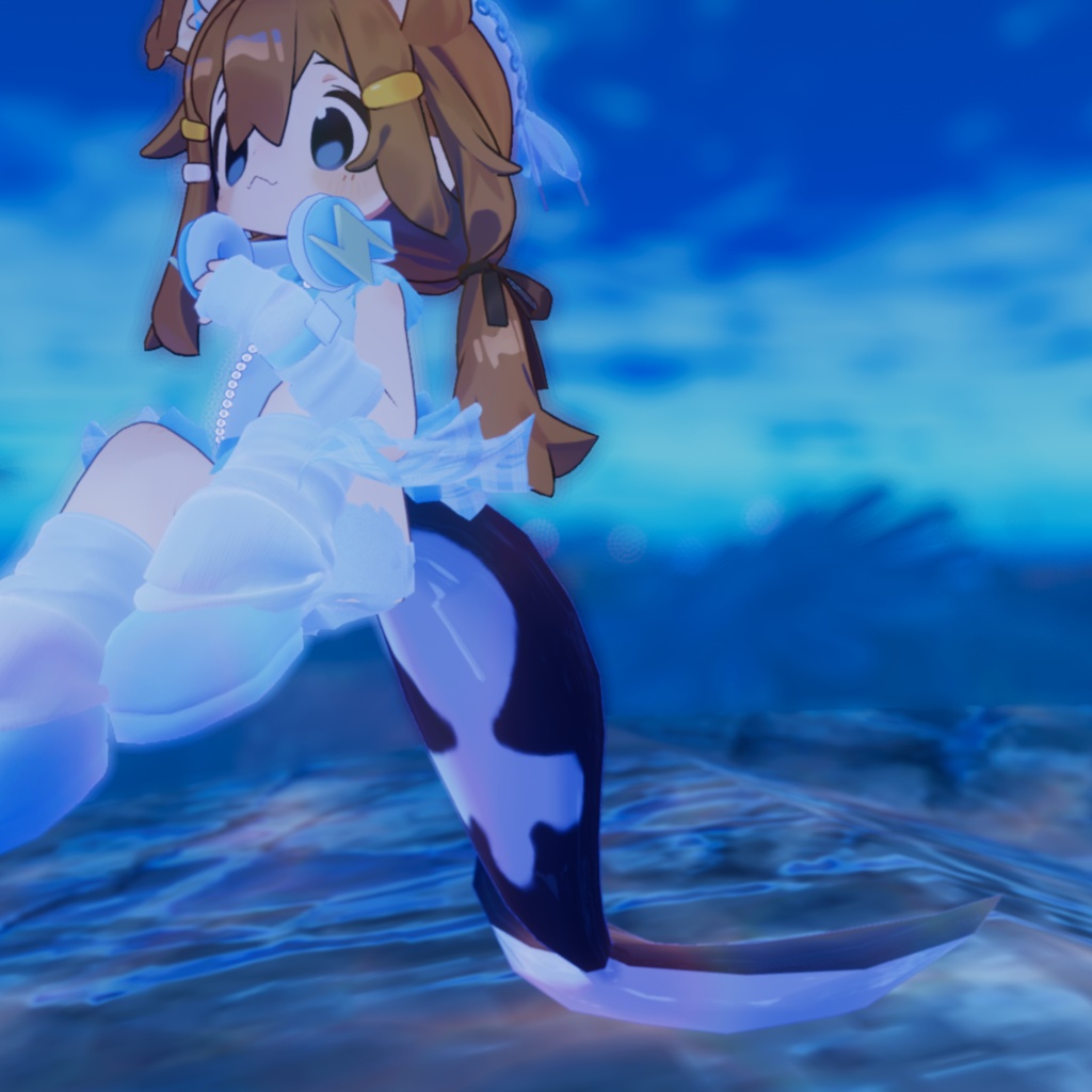 シャチのしっぽ
