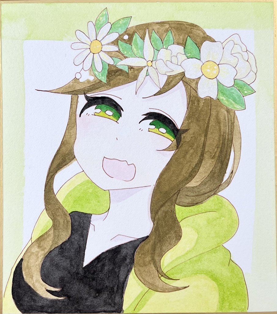 ゆるキャン△ 犬山あおい ミニ色紙