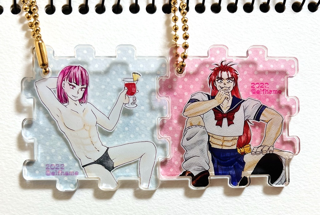 スレイヤーズ パズルアクキー「ご機嫌魔族(全2種)」