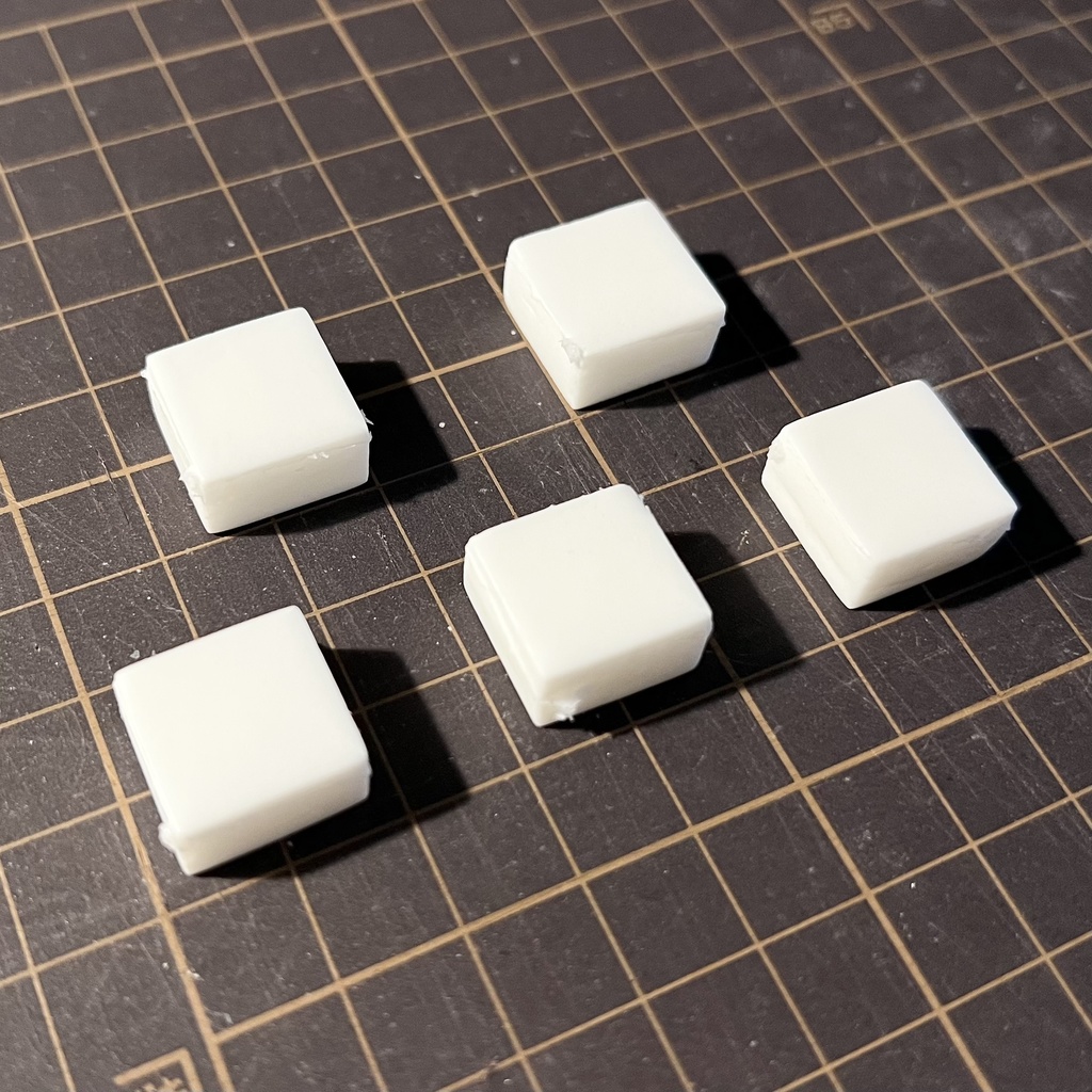 シリコン型注ぎ口作成用レジンブロック(10個入り)