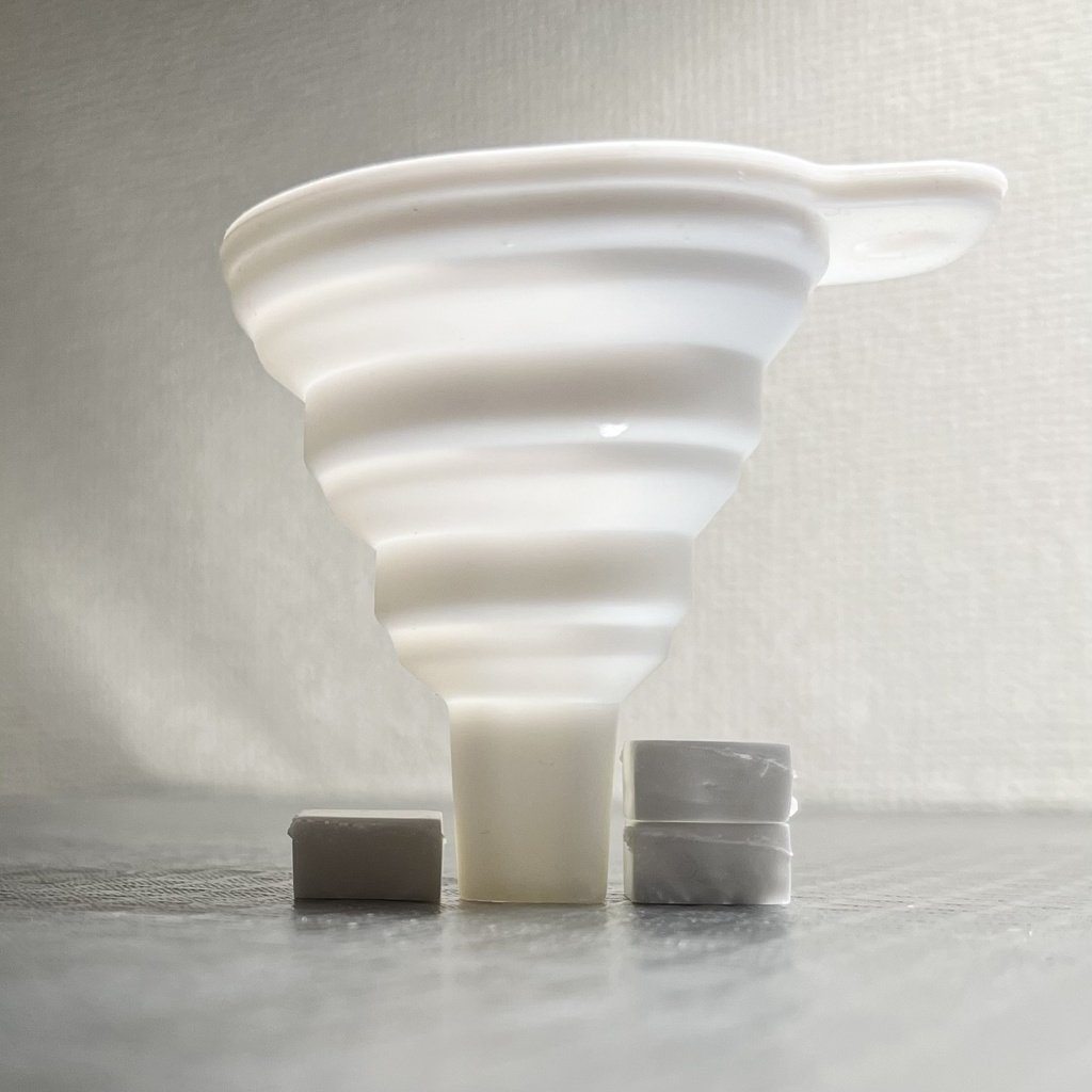 シリコン型注ぎ口作成用レジンブロック(10個入り)