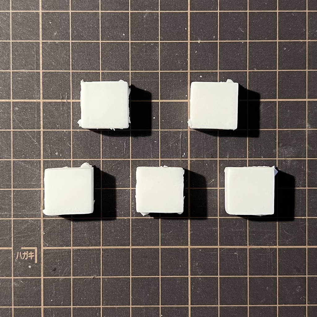 シリコン型注ぎ口作成用レジンブロック(10個入り)