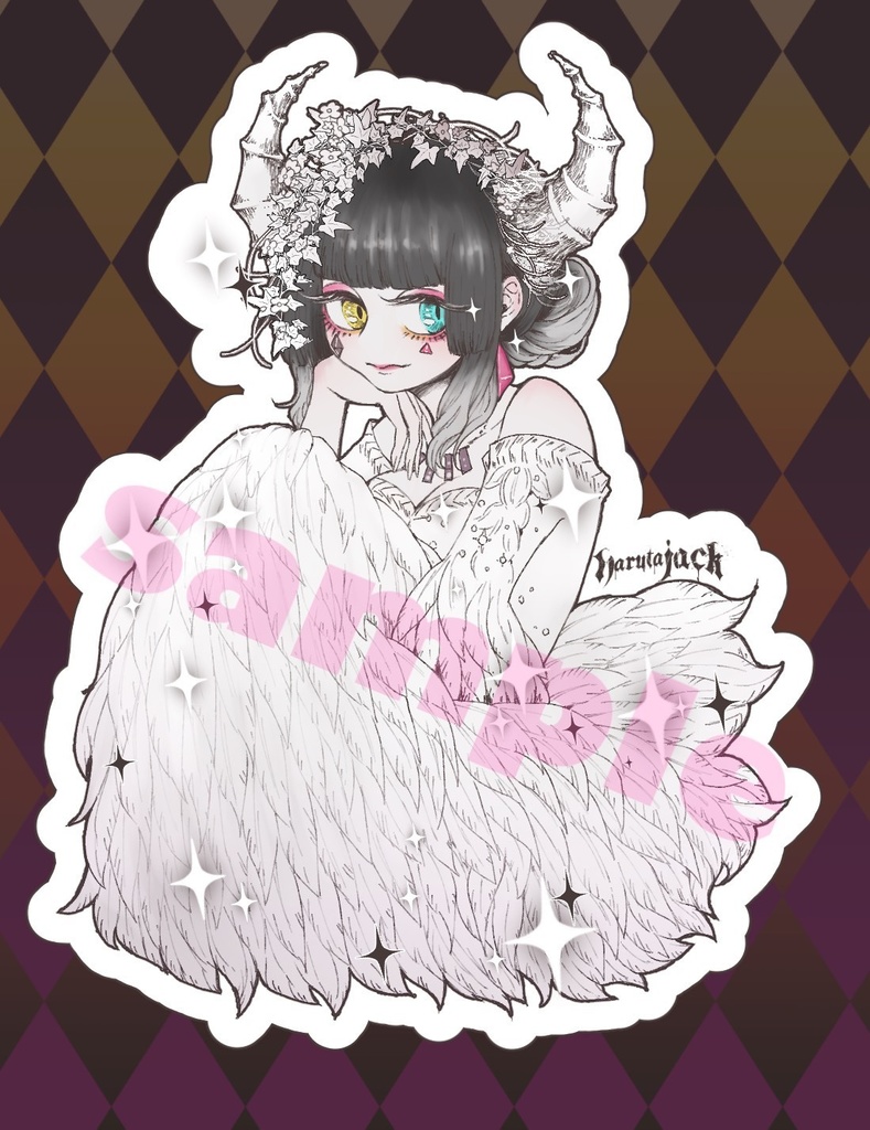 ステッカー(ドレス)