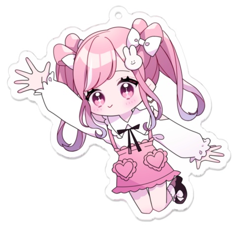 苺情りる アクリルキーホルダー ①