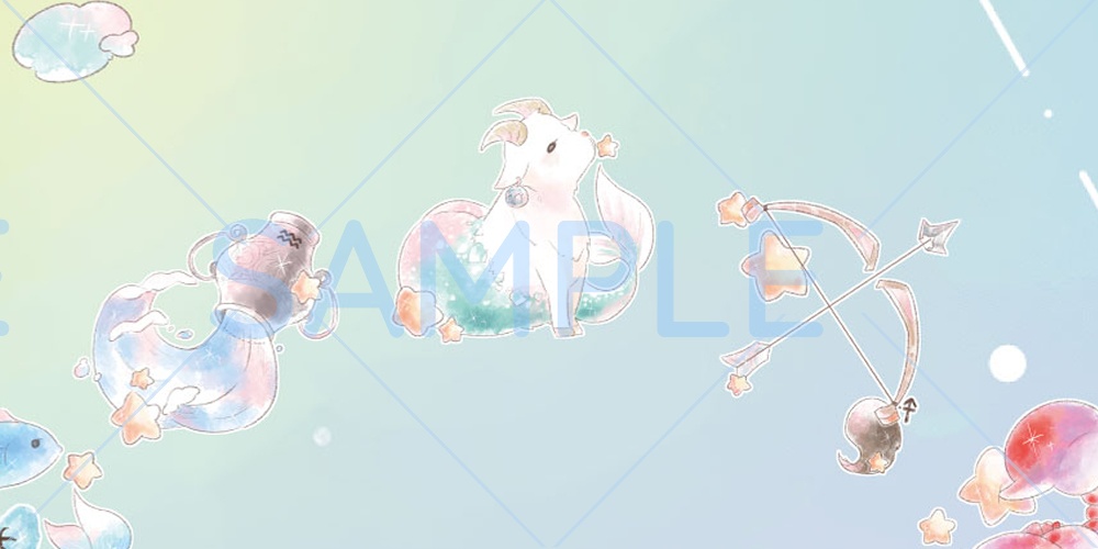 12星座クリアファイル