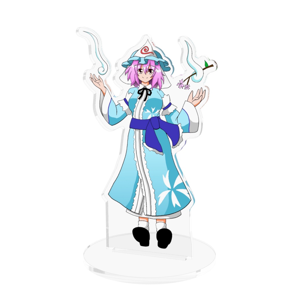 東方Project　西行寺幽々子　アクリルフィギュア