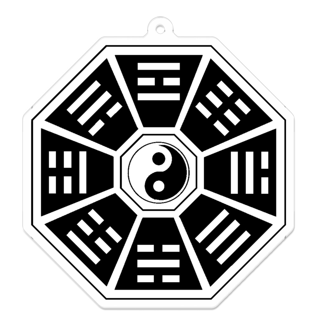 ミニ八卦炉　アクリルキーホルダー