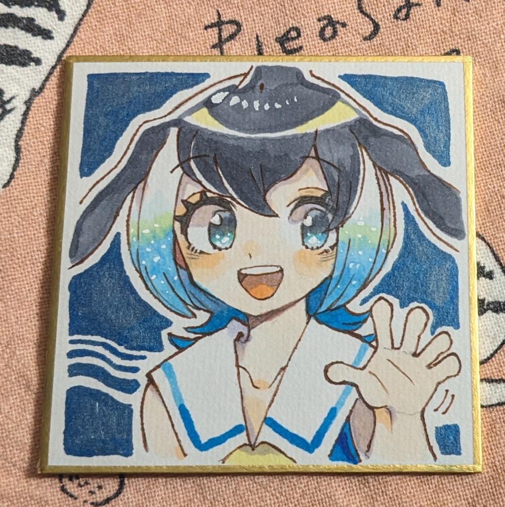 マイルカちゃんミニミニ色紙