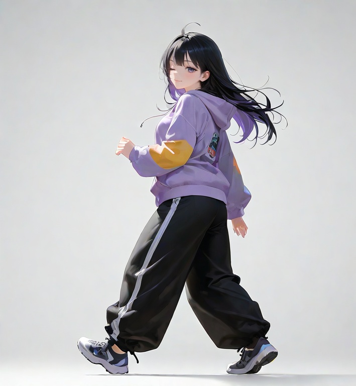 シティーガールは、街を歩く。