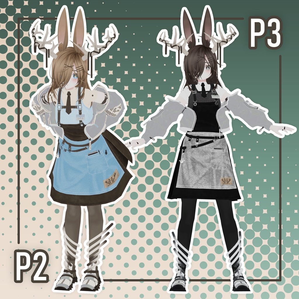 オリジナル3Dモデル「詩芦香」-Shiroka-