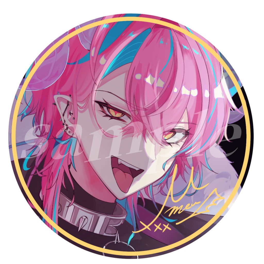 グリッター缶バッジ vol.1 -Vampire