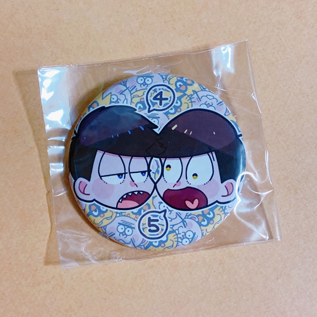おそ松さん 数字松 缶バッジ