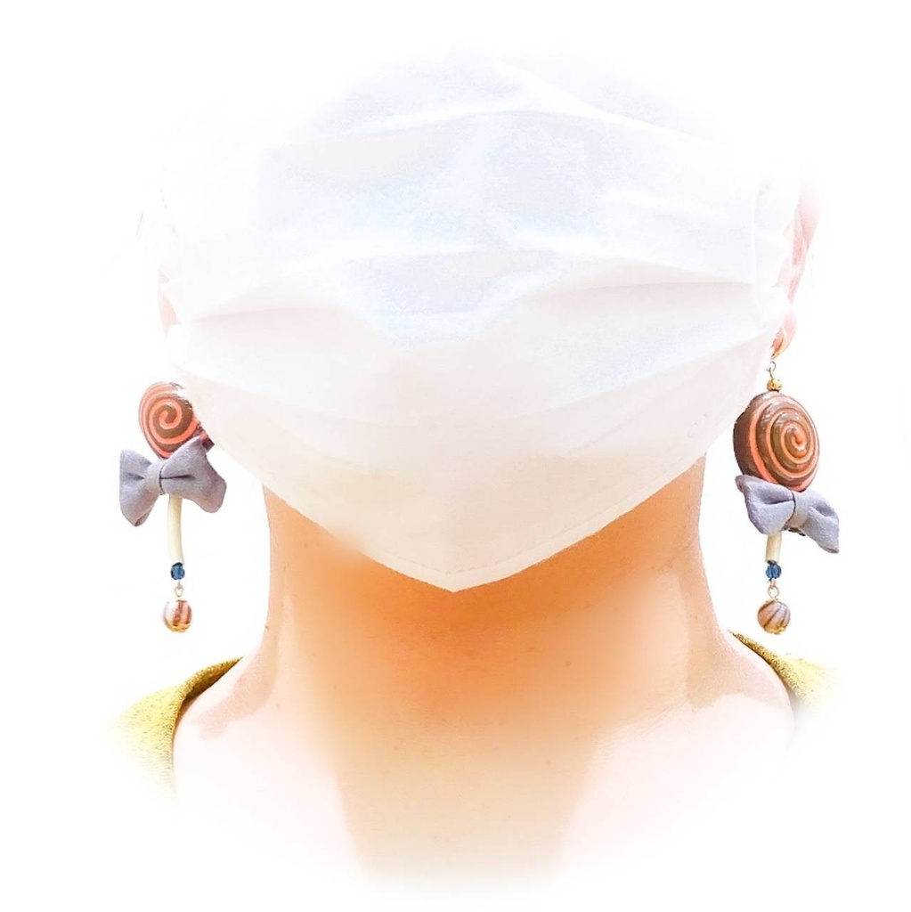 毒々しい ロリポップ ペロペロキャンディ ピアス イヤリング キャンディー ポップ ホラー