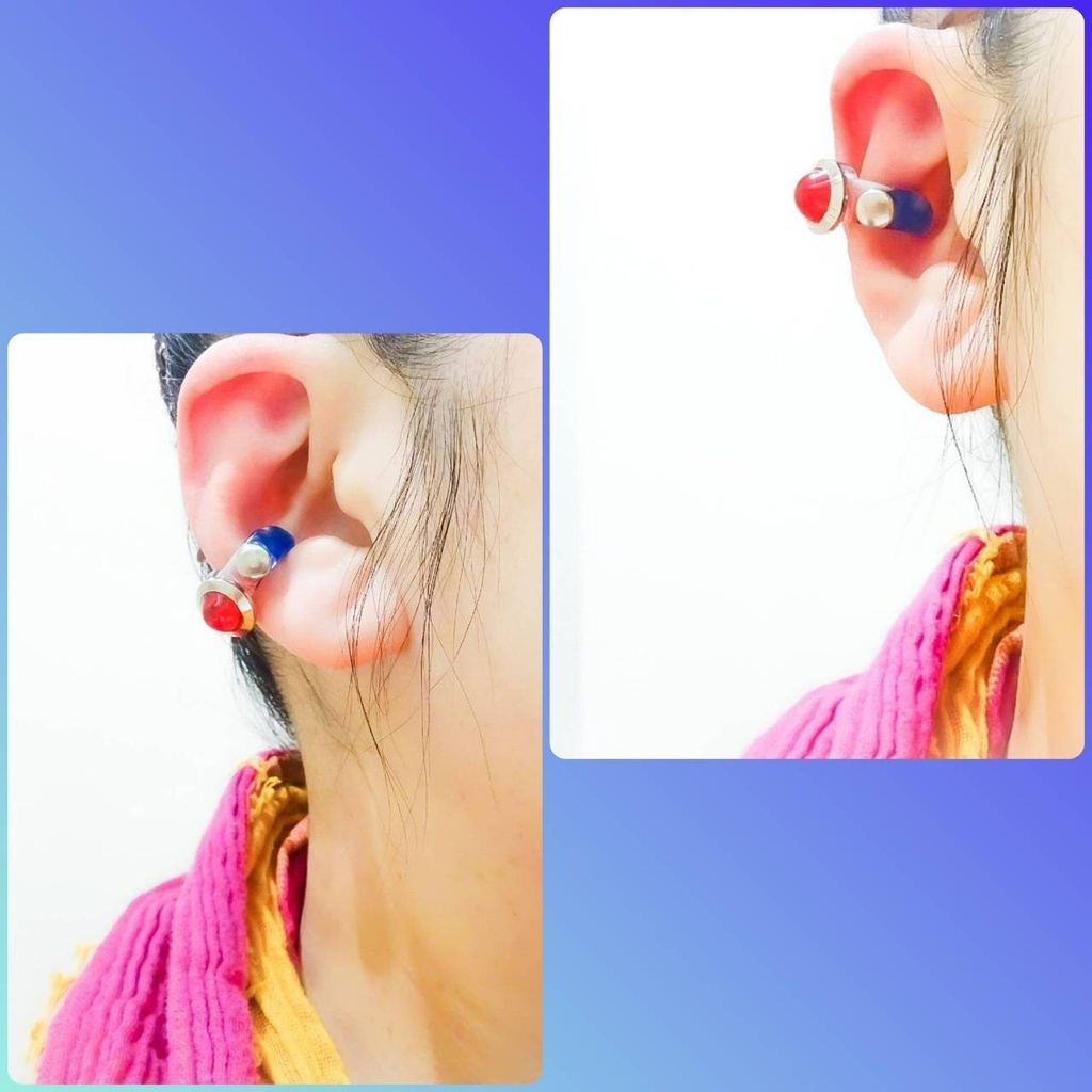 片耳 イヤーカフ 地球防衛軍ぽい 特撮 隊員 長官 メンズ