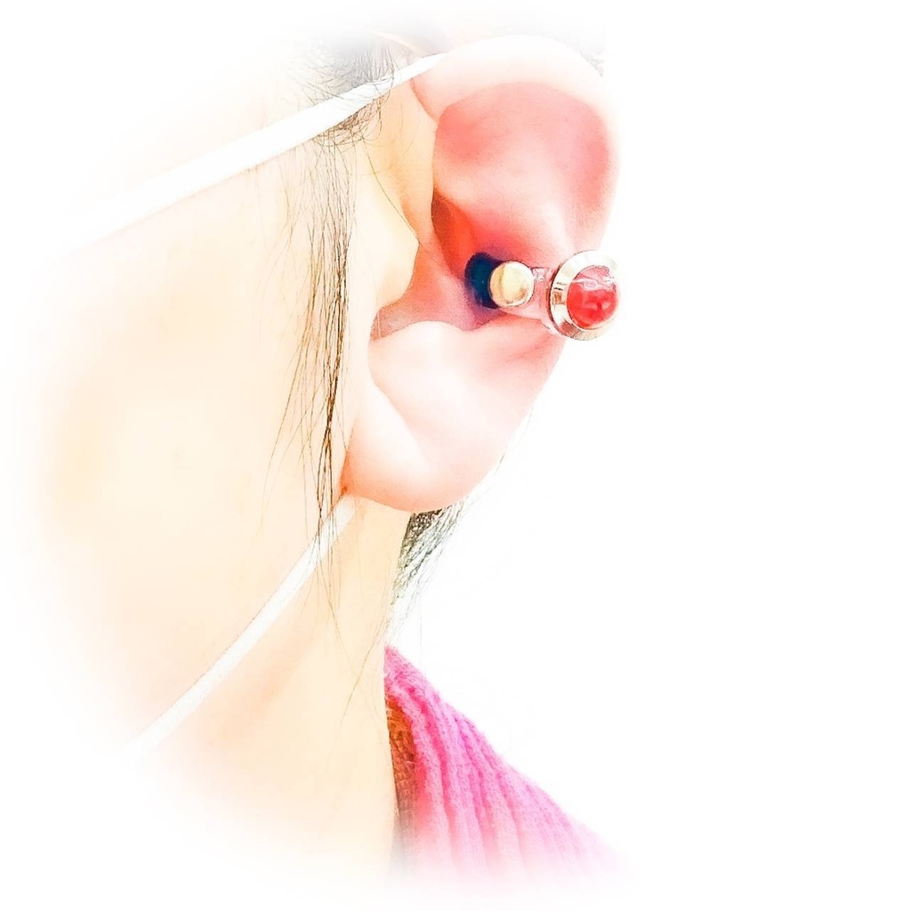 片耳 イヤーカフ 地球防衛軍ぽい 特撮 隊員 長官 メンズ