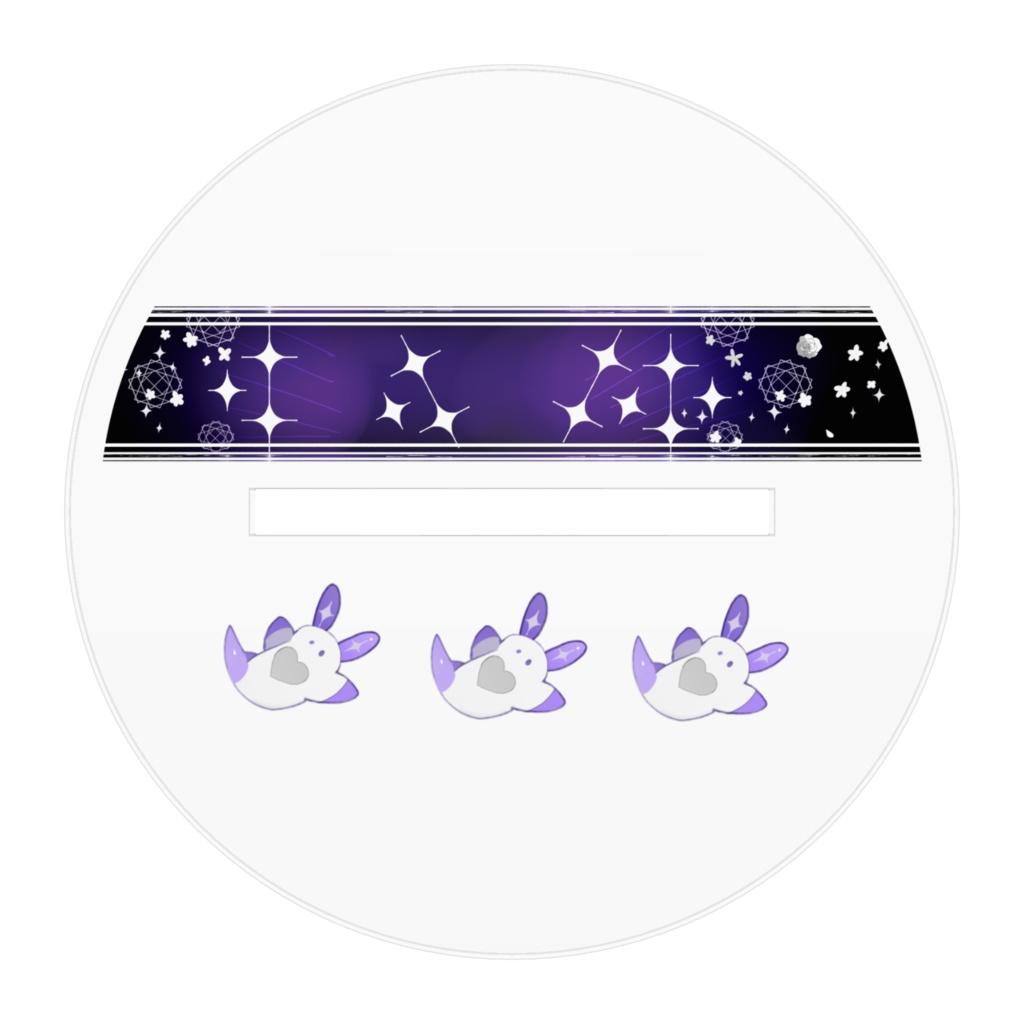 アクリルフィギュア100×100【流氷リオネ/Vtuber】