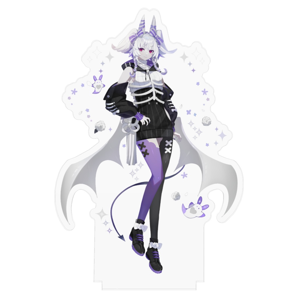 アクリルフィギュア100×100【流氷リオネ/Vtuber】