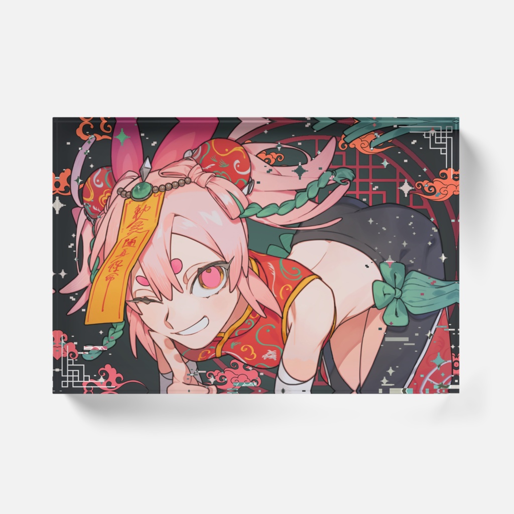 3周年記念 流氷リオネ アクリルブロック