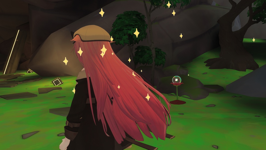 【無料】顔のいいアバター向けキラキラパーティクル