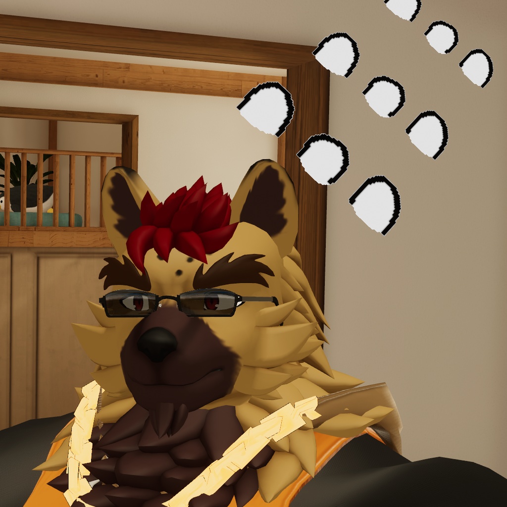 【無料】ラッコが出していそうな汗パーティクル