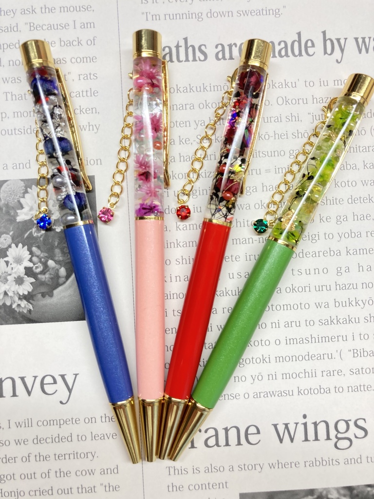 ハーバリウムボールペン ルパン三世ジャケットカラーイメージ