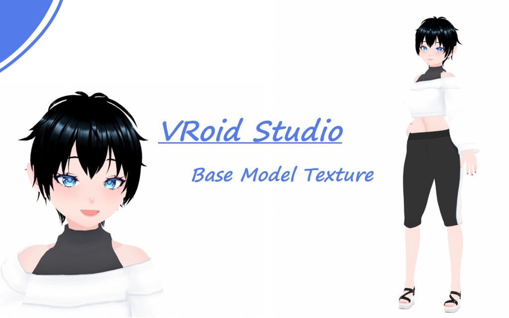 VRoid Studio Cell Shaded Model Texture (Female)