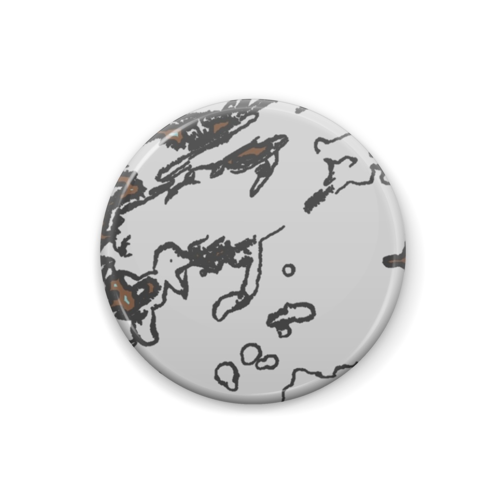 25mm缶バッジ-抽象的な溶岩