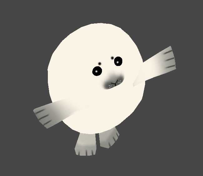 【VRChat】アザラシのあかちゃん【Quest対応3Dアバター】