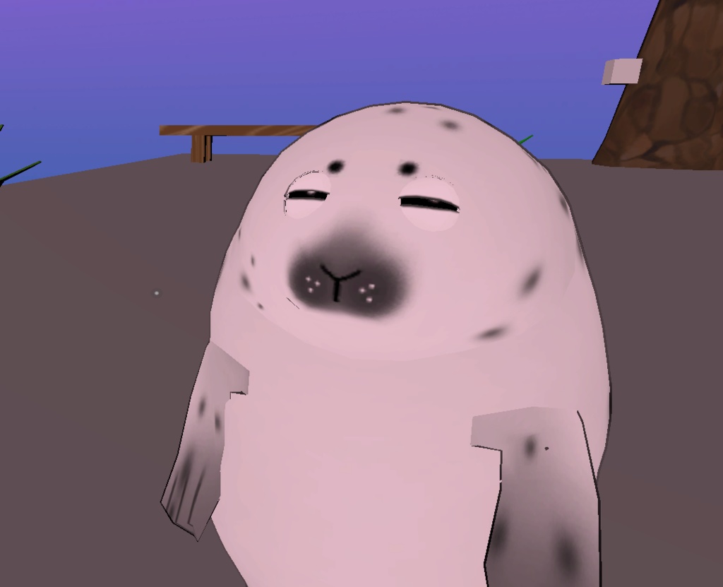 【VRChat】アザラシのあかちゃん【Quest対応3Dアバター】