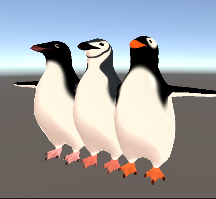 【VRChat】ペンギン3種【Cluster】