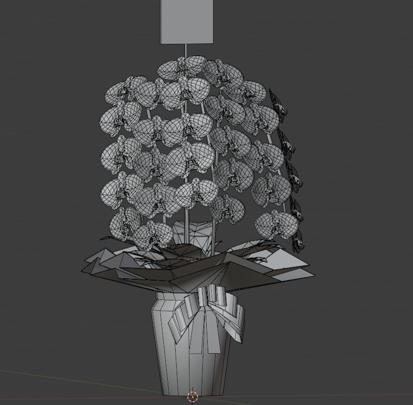 バーチャル胡蝶蘭セット【3Dモデル、アバター付き】