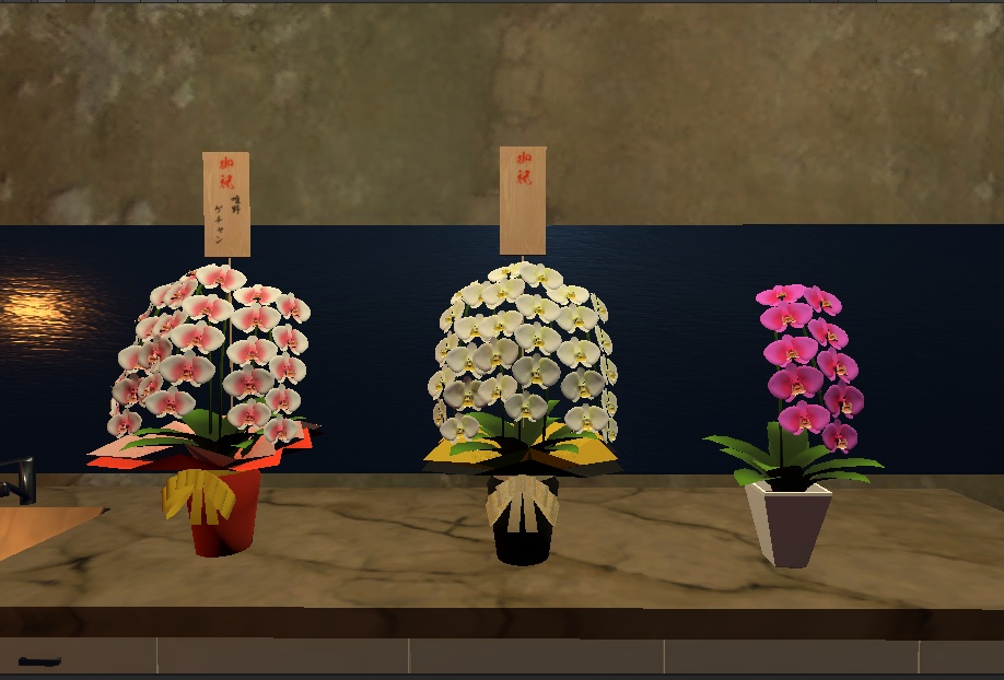 バーチャル胡蝶蘭セット【3Dモデル、アバター付き】