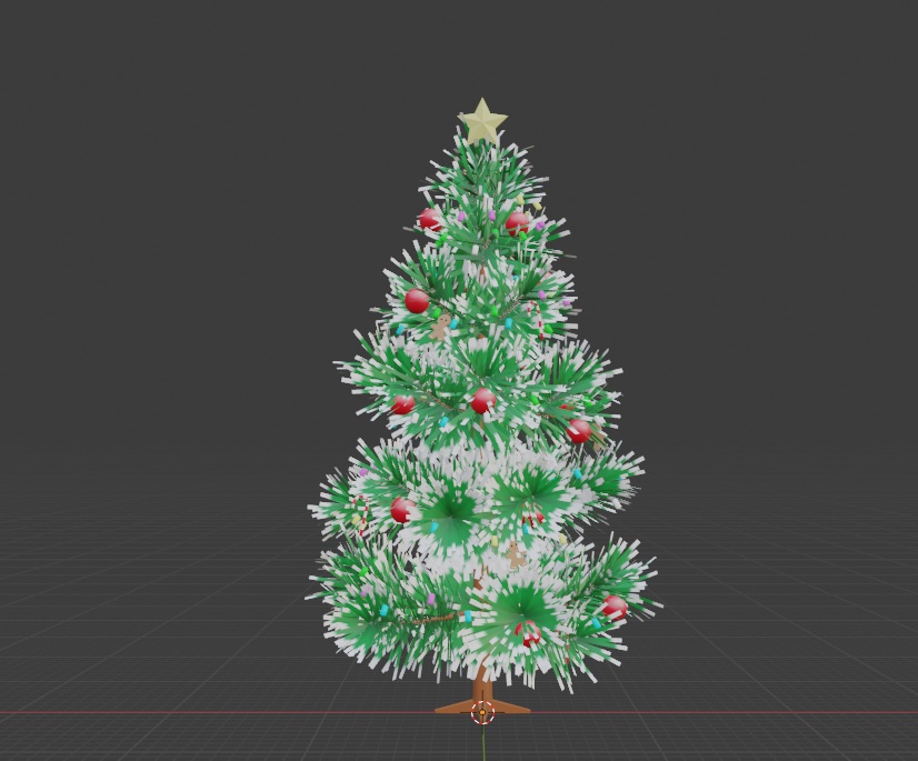 クリスマスツリー【3Dモデル】