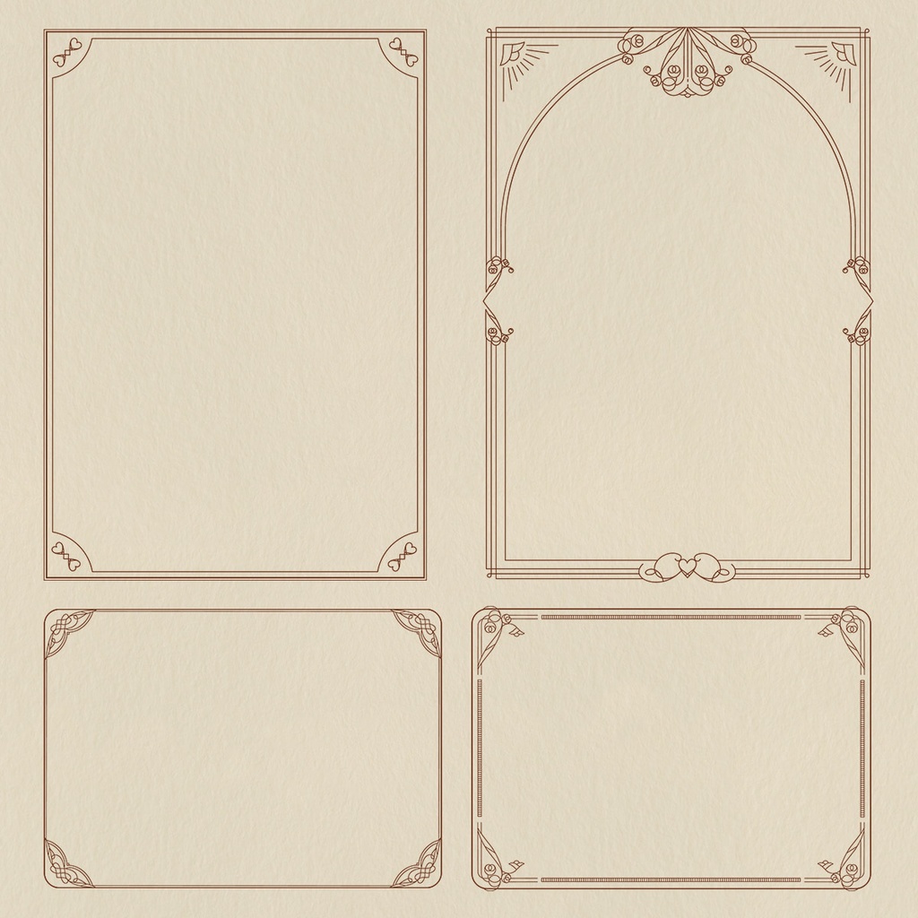 フェミニンな装飾素材