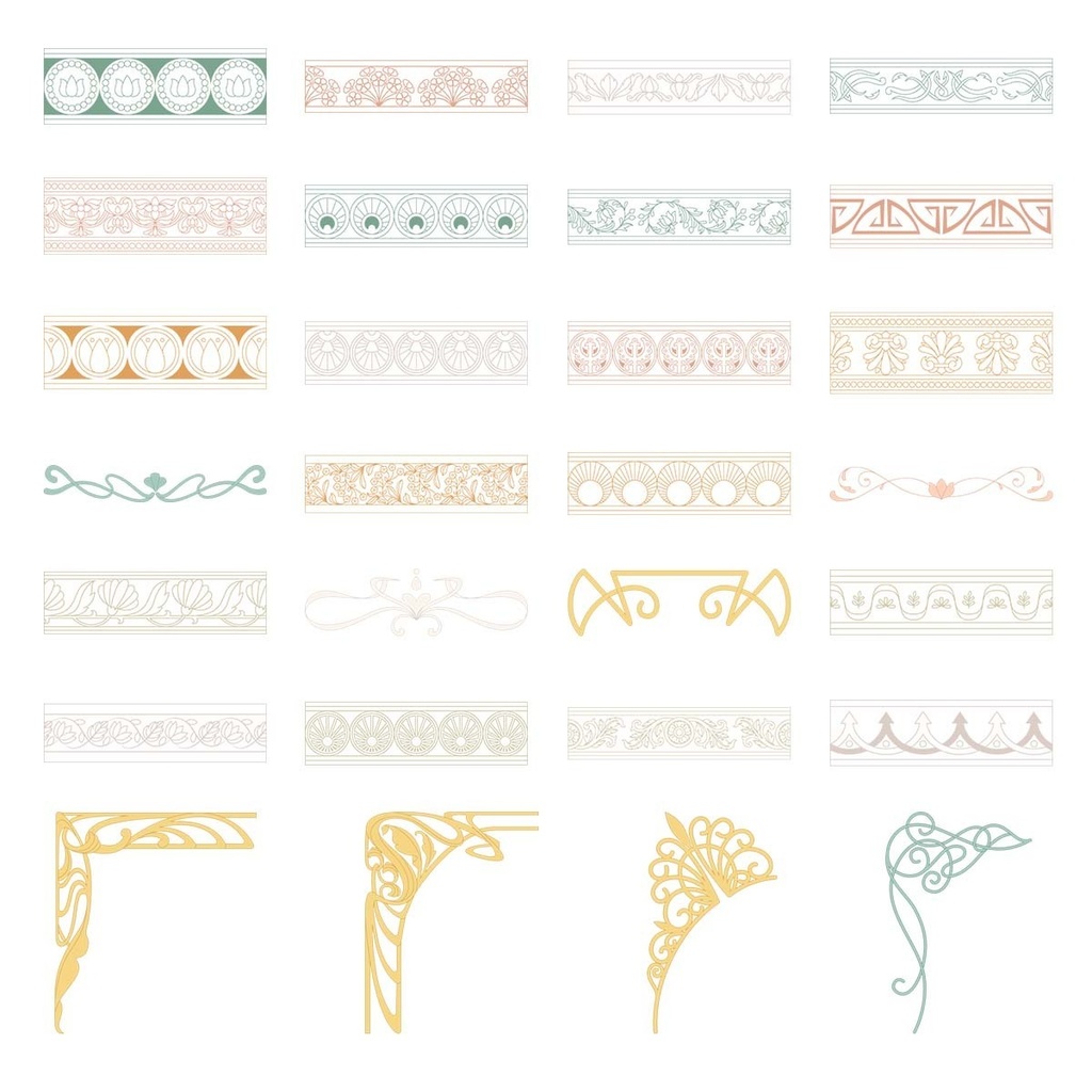 装飾用フレーム・コーナー素材