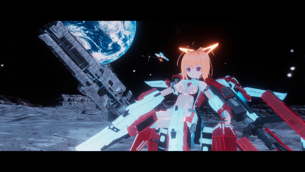 【VRC想定モデル】メカ少女 フィアー